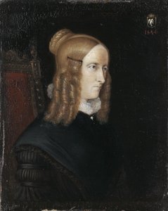 Ritratto di Annette von Droste-Hülshoff da Johann Joseph Sprick