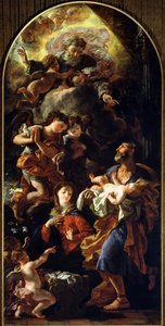 La Sacra Famiglia da Johann Karl Loth