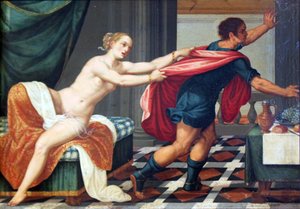 Tedesco: Joseph und Potiphars Weib Giuseppe e la moglie di Potifar