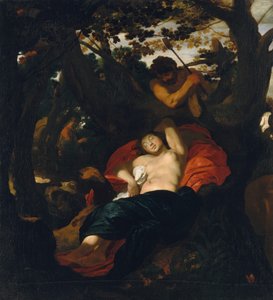 Ninfa e pastore da Johann Liss
