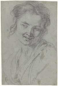 Studio di una donna che ride da Johann Liss