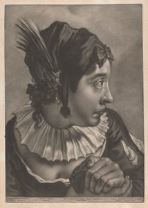 Ritratto di una donna con piuma