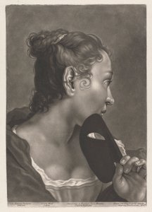 Ritratto di una donna con maschera