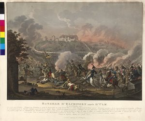 Battaglia di Elchingen il 14 ottobre 1805 da Johann Lorenz Rugendas