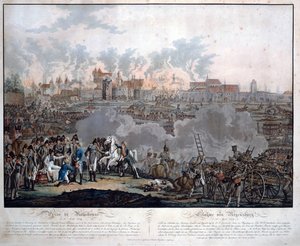 La battaglia di Ratisbona il 23 aprile 1809 da Johann Lorenz Rugendas