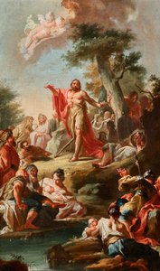 La predica di Giovanni Battista da Johann Lucas Kracker