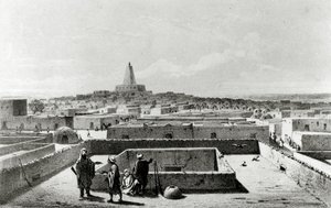 Timbuktu dalla terrazza della casa del viaggiatore, da 
