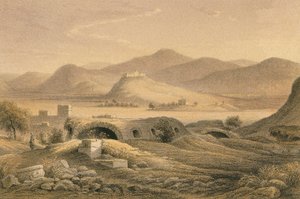 Veduta di Efeso. Incisione di Bernatz et alii - Steinkopk J.F. Editore