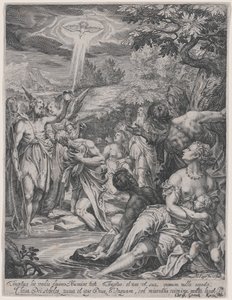 Il battesimo di Cristo da Johann Matthias Kager