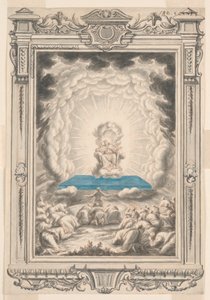 Studio per Dio Appare a Mosè e ai suoi Compagni, Tavola 171, Physica Sacra da Johann Melchior Füssli