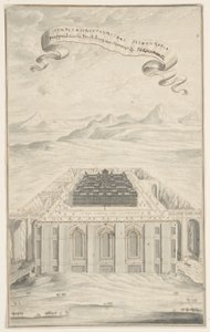 Studio per Il Tempio di Gerusalemme, Tavola 424, Physica Sacra da Johann Melchior Füssli