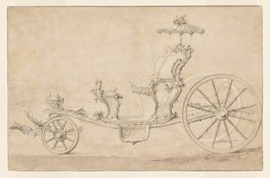 Progetto per un cabriolet da Johann Michael Hoppenhaupt II