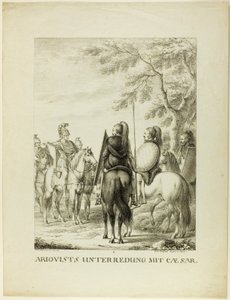 Conversazione di Arioviste con Caezar da Johann Michael Mettenleiter
