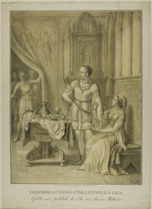 Il duca Ludovico I e Ludmilla da Johann Michael Mettenleiter