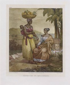 Donne nere di Rio de Janeiro da Johann Moritz Rugendas