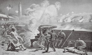 Il bombardamento di Alessandria da Johann Nepomuk (after) Schonberg