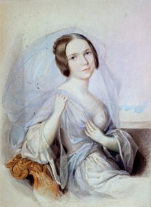 Ritratto della cantante Henriette Gertrude Sontag da Johann Nepomuk Ender