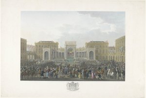 Incoronazione di Guglielmo I a Bruxelles il 21 settembre 1815