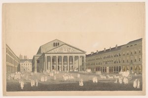 Veduta del Teatro Reale a Bruxelles