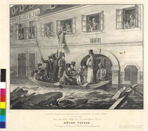 Di Vienna giorno del pericolo, e salvataggio nella Noth il 2 marzo 1830 da Johann Nepomuk Hoechle