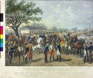 Ricevimento dei monarchi alleati a Vienna 1814 da Johann Nepomuk Hoechle