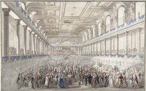 Redoute paré durante il Congresso di Vienna il 9 ottobre 1814