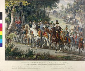 Cavalcata attraverso i monti Vosgi 1815