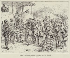 Carestia in Montenegro, soccorso ai profughi in viaggio verso la Serbia da Johann Nepomuk Schonberg