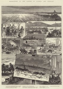 Inondazioni del Danubio in Austria e Ungheria da Johann Nepomuk Schonberg