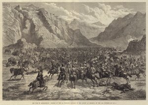 La guerra in Afghanistan, carica della 2ª cavalleria del Punjab nell
