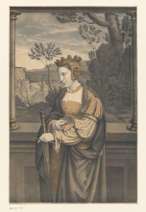 Santa Caterina (serie: Opere dalla collezione dei fratelli Boisserée) da Johann Nepomuk Strixner