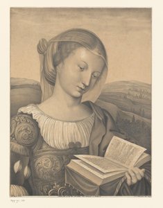 Santa Caterina con libro da Johann Nepomuk Strixner