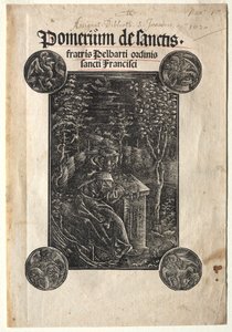 Pelbart di Temesvar che Studia in un Giardino da Johann Otmar