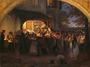 Festa in giardino a Monaco da Johann Peter Hasenclever