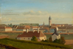 Vista sul canale del Danubio verso Leopoldstadt