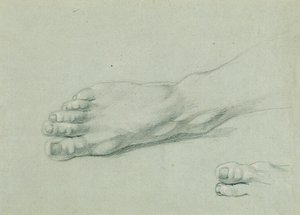 Studio del piede per "Arindal e Daura"