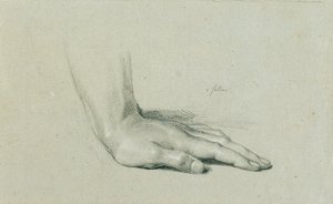 Studio di mano per "Arindal e Daura" da Johann Peter Krafft