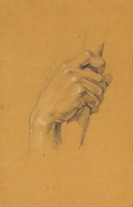 Studio della mano per "Ossian e Malvina" da Johann Peter Krafft