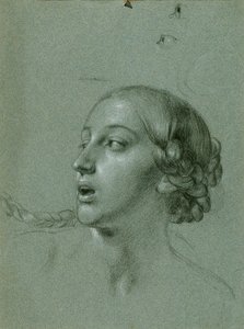 Studio della testa per "Arindal e Daura"