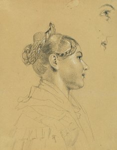 Studio di ragazza per "Ritorno dell