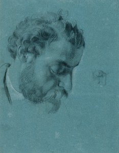 Studio di ritratto per "Davide con la testa di Golia" da Johann Peter Krafft