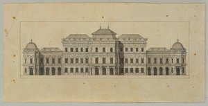 Studio per il Belvedere Superiore da Johann Peter Krafft