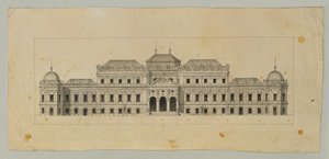 Studio per il Belvedere Superiore da Johann Peter Krafft