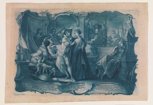 Il figliol prodigo in compagnia di cortigiane da Johann Philip Koch