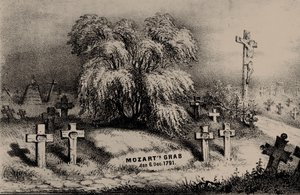 La tomba di Mozart. Secondo le lettere originali della vedova di Mozart, 1856