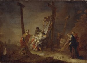 La discesa dalla croce da Johann Rosso Januarius Zick