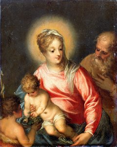 La Sacra Famiglia con Giovanni Battista da Johann Rottenhammer