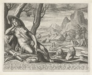 Africa (serie dei quattro continenti) da Johann Sadeler (I)