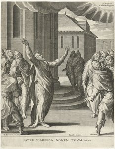 Cristo prega Dio da Johann Sadeler (I)