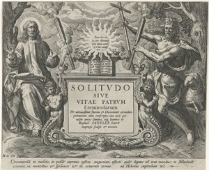 Cristo e Giovanni Battista (Mannelijke kluizenaars) da Johann Sadeler (I)